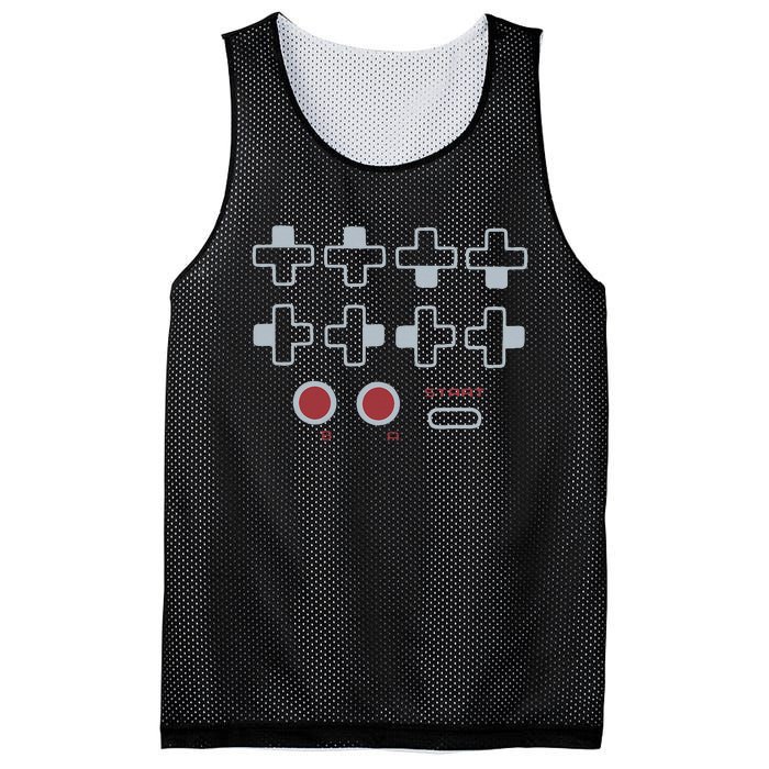 Cheat Code Contra Password Retro Game Gamer Gaming Mesh Reversible Basketball Jersey Tank