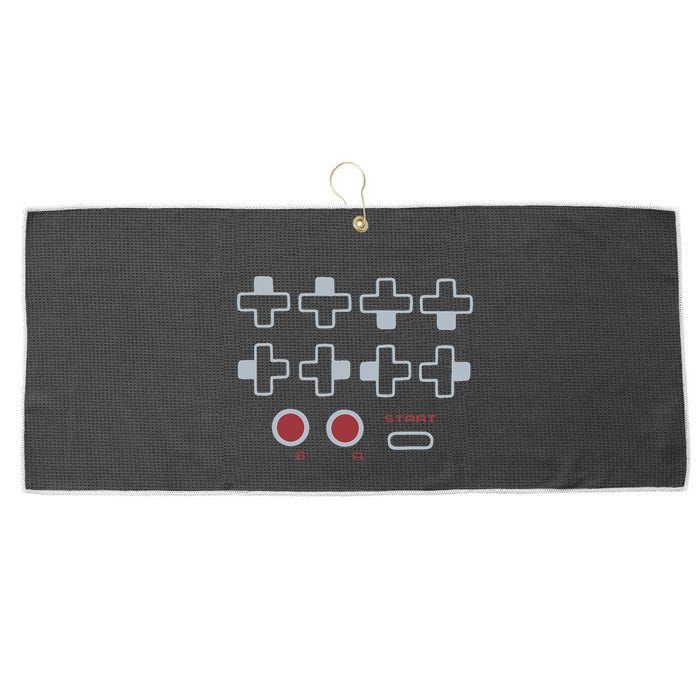 Cheat Code Contra Password Retro Game Gamer Gaming Large Microfiber Waffle Golf Towel