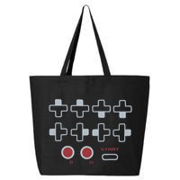 Cheat Code Contra Password Retro Game Gamer Gaming 25L Jumbo Tote