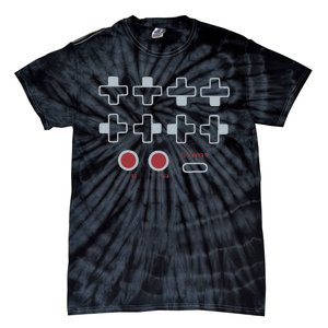 Cheat Code Contra Password Retro Game Gamer Gaming Tie-Dye T-Shirt