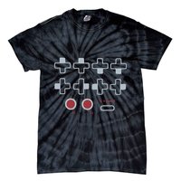 Cheat Code Contra Password Retro Game Gamer Gaming Tie-Dye T-Shirt
