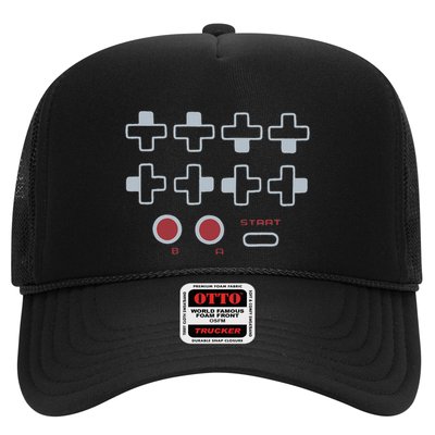 Cheat Code Contra Password Retro Game Gamer Gaming Trucker Hat