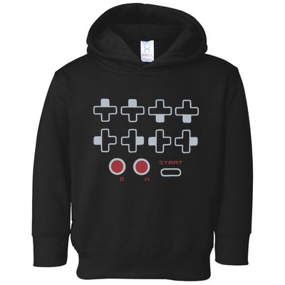 Cheat Code Contra Password Retro Game Gamer Gaming Toddler Hoodie