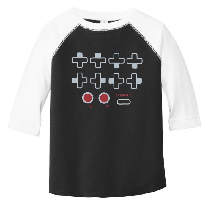 Cheat Code Contra Password Retro Game Gamer Gaming Toddler Fine Jersey T-Shirt