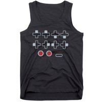 Cheat Code Contra Password Retro Game Gamer Gaming Tank Top