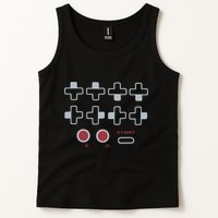 Cheat Code Contra Password Retro Game Gamer Gaming Tank Top