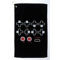 Cheat Code Contra Password Retro Game Gamer Gaming Golf Towel