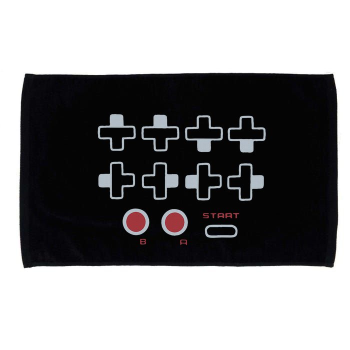 Cheat Code Contra Password Retro Game Gamer Gaming Microfiber Hand Towel