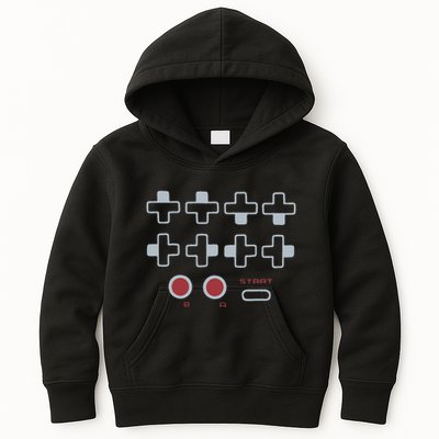 Cheat Code Contra Password Retro Game Gamer Gaming Kids Hoodie