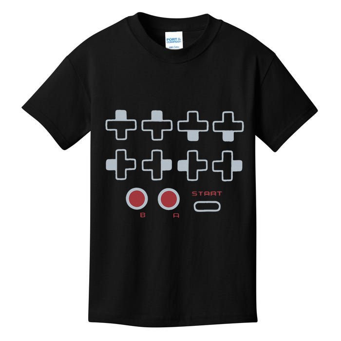 Cheat Code Contra Password Retro Game Gamer Gaming Kids T-Shirt