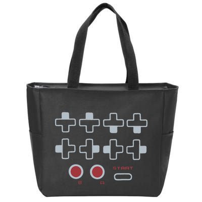 Cheat Code Contra Password Retro Game Gamer Gaming Zip Tote Bag