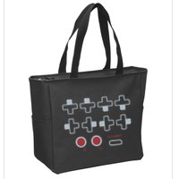 Cheat Code Contra Password Retro Game Gamer Gaming Zip Tote Bag
