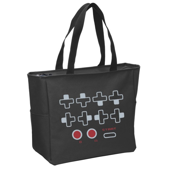 Cheat Code Contra Password Retro Game Gamer Gaming Zip Tote Bag