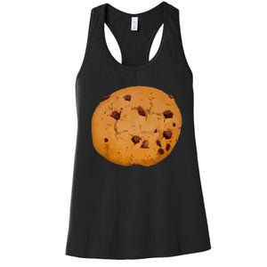 Chocolate Chip Cookie Women's Racerback Tank