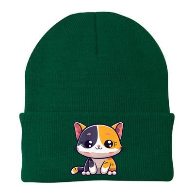 Calico Cat Cute Kitty Pet Kitten Owner Purr Meow Mom Mother Knit Cap Winter Beanie