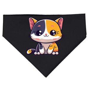 Calico Cat Cute Kitty Pet Kitten Owner Purr Meow Mom Mother USA-Made Doggie Bandana