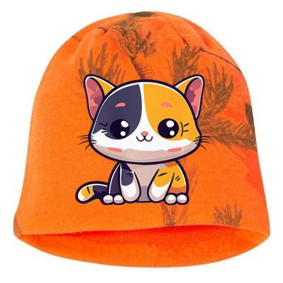 Calico Cat Cute Kitty Pet Kitten Owner Purr Meow Mom Mother Kati - Camo Knit Beanie