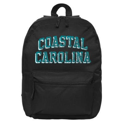 Coastal Carolina Chanticleers Retro Arch Logo 16 in Basic Backpack