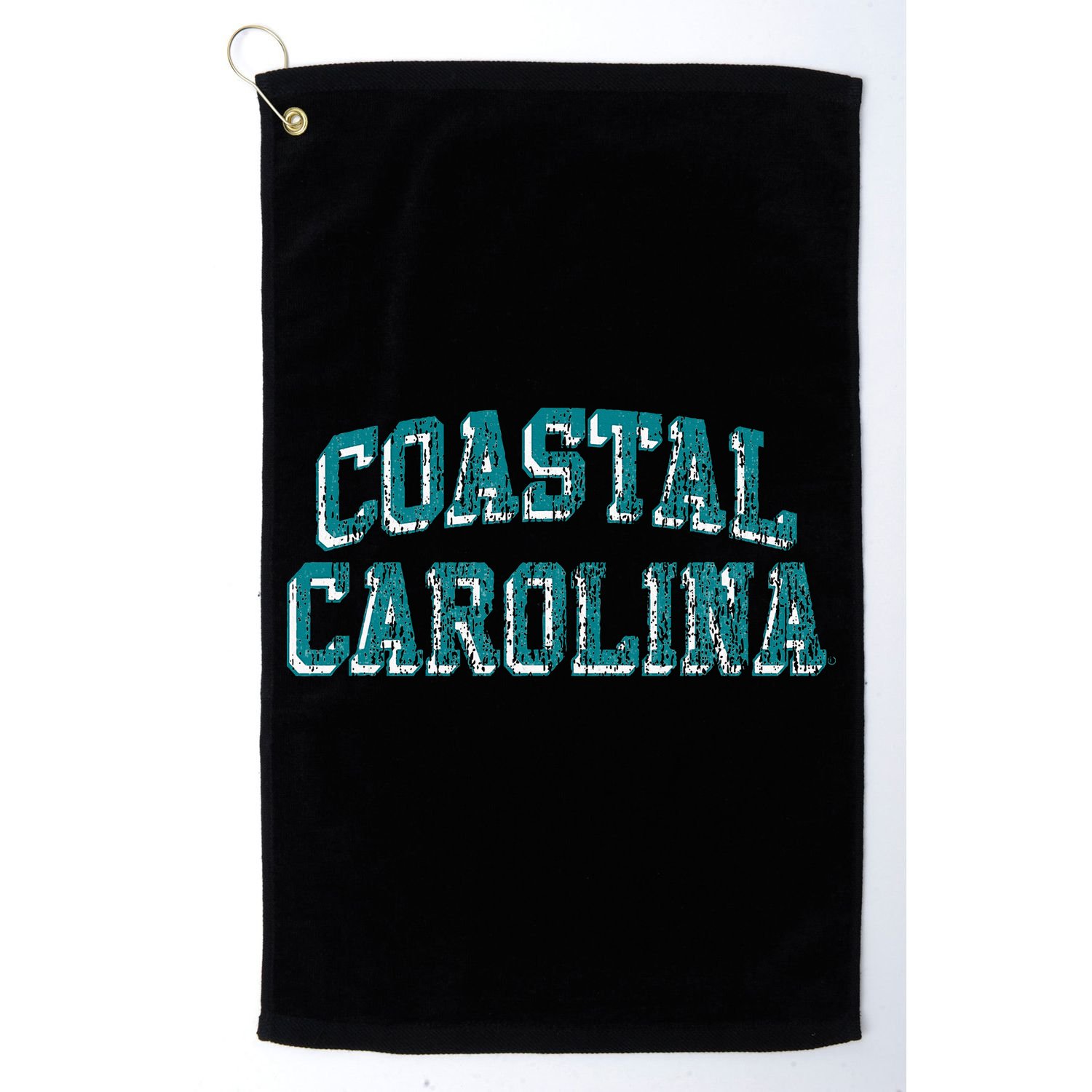 Coastal Carolina Chanticleers Retro Arch Logo Golf Towel