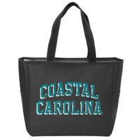 Coastal Carolina Chanticleers Retro Arch Logo Zip Tote Bag