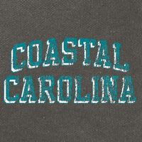 Coastal Carolina Chanticleers Retro Arch Logo Cotton Canvas Backpack