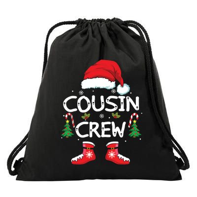 Christmas Cousin Crew Drawstring Bag