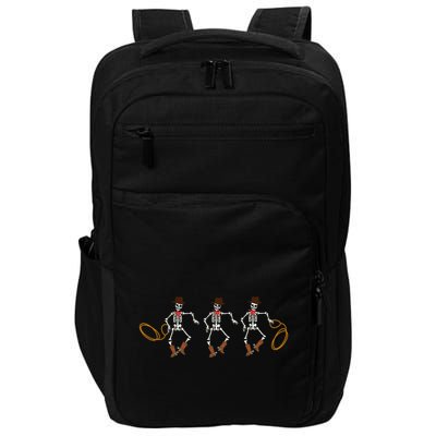 Country Cow Cow Halloween Dancing Skeleton Clothing Meaningful Gift Impact Tech Backpack
