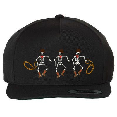 Country Cow Cow Halloween Dancing Skeleton Clothing Meaningful Gift Wool Snapback Cap