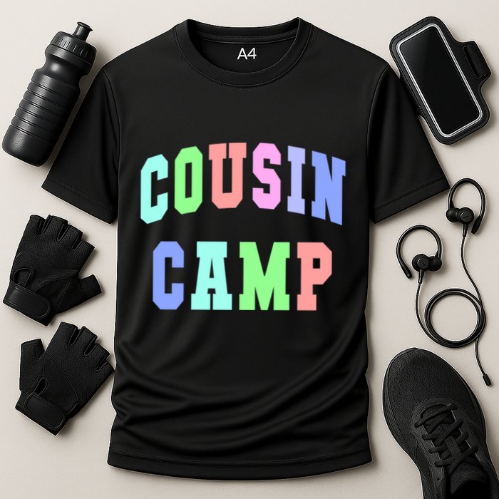 College Cousin Camp Aunt Team Family Vibes Best Ever Gift Cooling Performance Crew T-Shirt