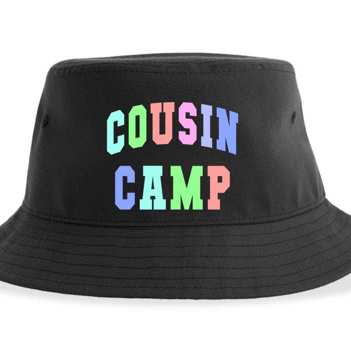 College Cousin Camp Aunt Team Family Vibes Best Ever Gift Sustainable Bucket Hat