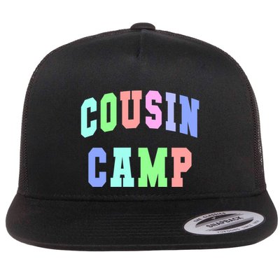 College Cousin Camp Aunt Team Family Vibes Best Ever Gift Flatbill Hat
