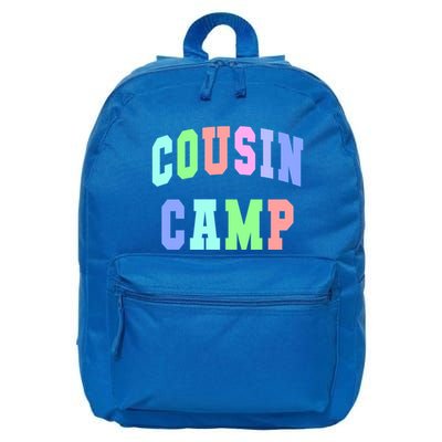 College Cousin Camp Aunt Team Family Vibes Best Ever Gift 16 in Basic Backpack