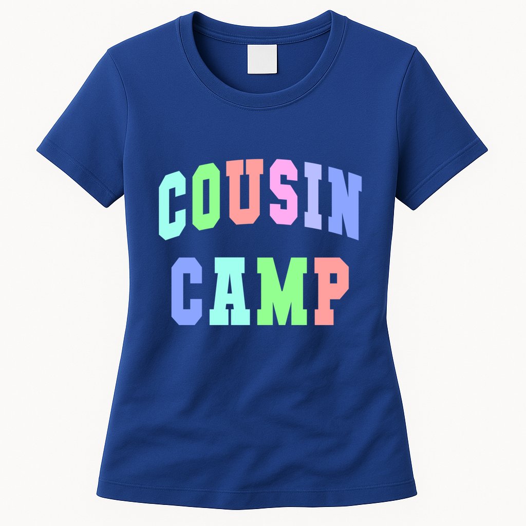 College Cousin Camp Aunt Team Family Vibes Best Ever Gift Womens T-Shirt