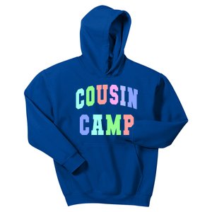 College Cousin Camp Aunt Team Family Vibes Best Ever Gift Kids Hoodie