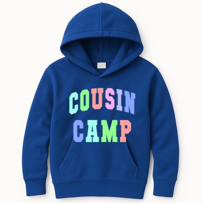 College Cousin Camp Aunt Team Family Vibes Best Ever Gift Kids Hoodie