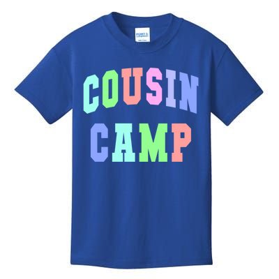 College Cousin Camp Aunt Team Family Vibes Best Ever Gift Kids T-Shirt