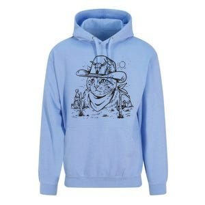 Cowboy Cat Cowboy Cat Kitty Country Western Unisex Surf Hoodie