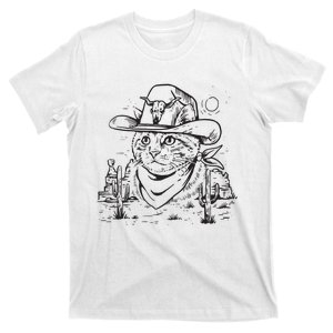 Cowboy Cat Cowboy Cat Kitty Country Western T-Shirt