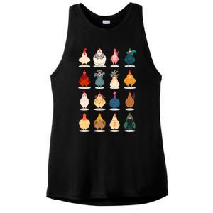 Cute Chicken Ladies PosiCharge Tri-Blend Wicking Tank