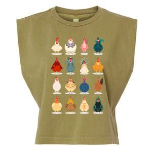 Cute Chicken Garment-Dyed Women's Muscle Tee