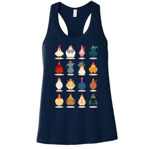 Cute Chicken Women's Racerback Tank