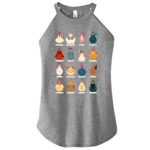 Cute Chicken Women's Perfect Tri Rocker Tank