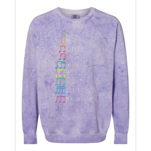 Classic Composers Classical Music Musical Notes Colorblast Crewneck Sweatshirt