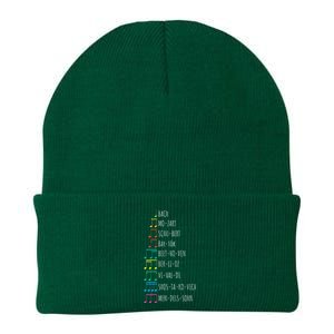 Classic Composers Classical Music Musical Notes Knit Cap Winter Beanie