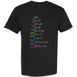 Classic Composers Classical Music Musical Notes Garment-Dyed Heavyweight T-Shirt