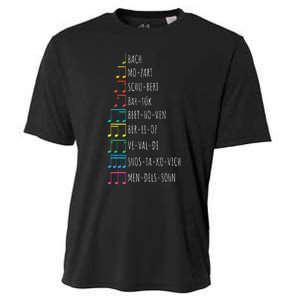 Classic Composers Classical Music Musical Notes Cooling Performance Crew T-Shirt