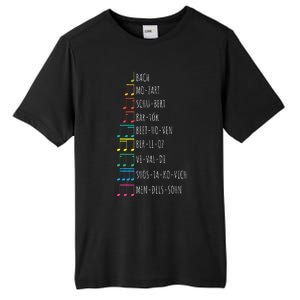 Classic Composers Classical Music Musical Notes Tall Fusion ChromaSoft Performance T-Shirt