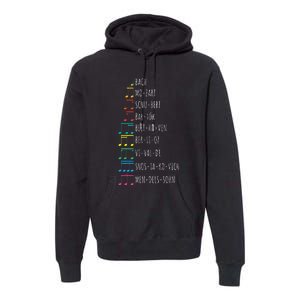 Classic Composers Classical Music Musical Notes Premium Hoodie