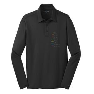 Classic Composers Classical Music Musical Notes Silk Touch Performance Long Sleeve Polo