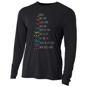 Classic Composers Classical Music Musical Notes Cooling Performance Long Sleeve Crew